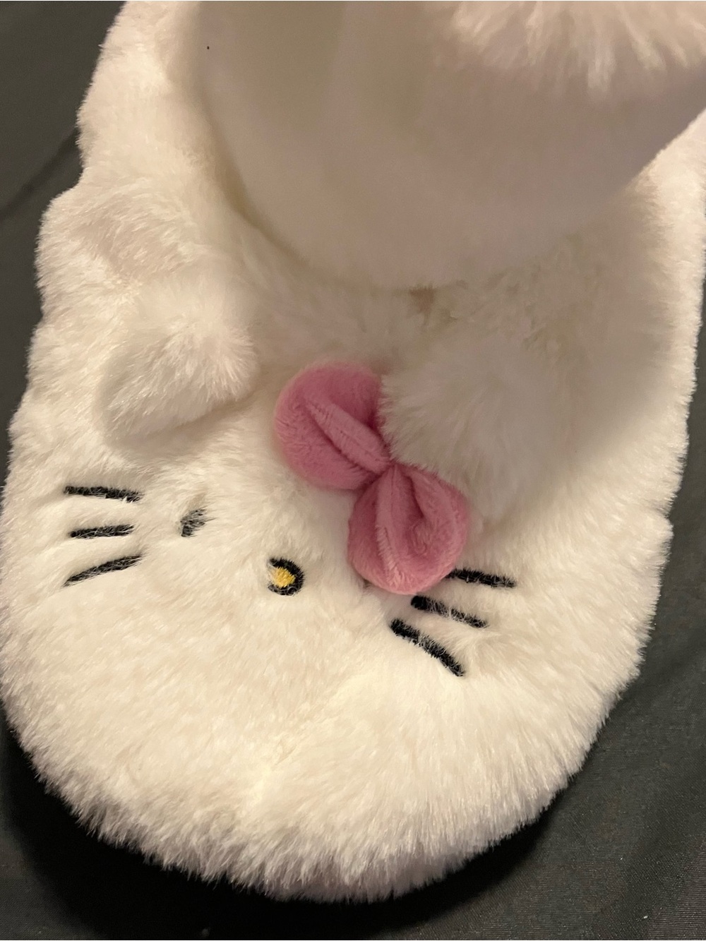 Hello Kitty Plush Cutzie Slipper Boots Fluffy shoe size 8-10
